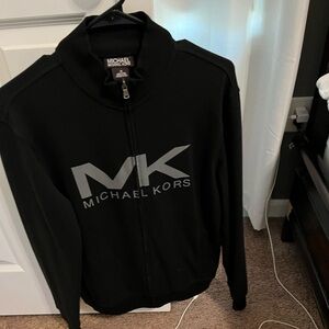 Michael Kors Mens Sweater Zip Up